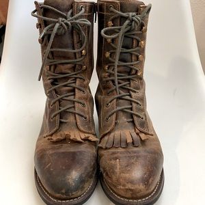 Laredo Sara Rose lace-up boots size 7.5